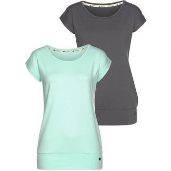 Ocean Sportswear – Soulwear Essentials Yoga T-Shirt (2er-Pack) – lockere Schulterpassform, elongierter Schnitt