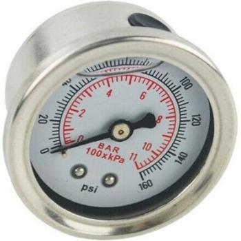 Calibrador de Flujo de Combustible 0‑160 Psi – Caja Sellada