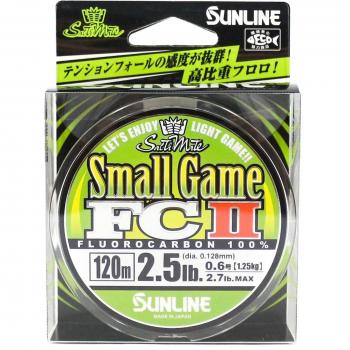 Sunline FC II 120 m Fluorocarbon für kleine Fische 2,5 lb