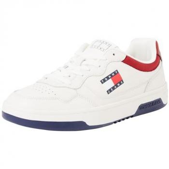 Baskets Tommy Jeans en Cuir à Lacets