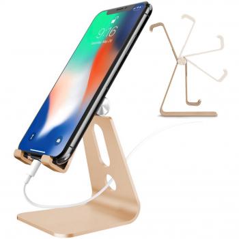 Garanzia a Vita iVoler – Supporto Telefono Inox Oro e Multi-Angolo