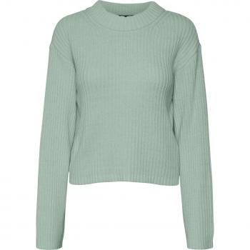 Vero Moda Damen Strickpullover Hilde in Ripp-Optik