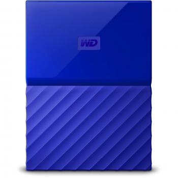 Disco Rigido Portatile WD 4TB My Passport, USB 3.0, Colore Blu