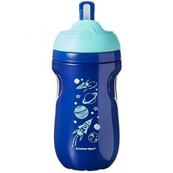 Tommee Tippee Active Straw Cup 12 Months+, Blue (Colors May Vary)