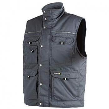 Dassy Colete Sweatweste, Grau, 3XL