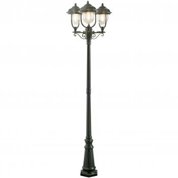 Konstsmide Farola de 3 luces PARMA, verde