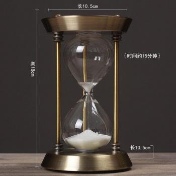 Classic Steel Hourglass Décor