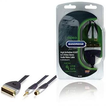 Adaptador S-Video 4-pin a SCART 21-pin Bandridge SVL6802