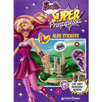 Barbie super principessa. Albosticker