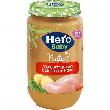 HERO BABY VERDURITAS CON DELICIAS PAVO 235G