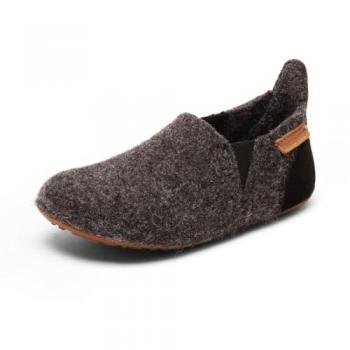 Chaussons Bébé Anthracite BISGAARD Confortables