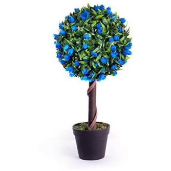 Elegant Blue Tulip Ball Tree – 2 ft (60 cm)