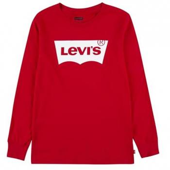Levi's Camiseta Infantil de Manga Larga Batwing
