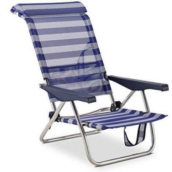 Lettino Pieghevole da Spiaggia Solenny con Manici