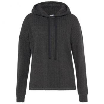 Lascana Strickpullover mit Kapuze Damen Sand-Meliert Gr. 44/46
