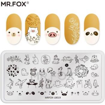 Nail Stamp Plates for Marine Life