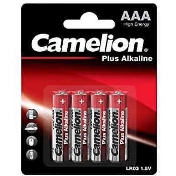 Pile alcaline AAA haute performance 1,5V 1200mAh pour usage général blister 4 pièces
