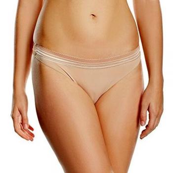 Dim Dim Tanga de Hilo, Beige (New Skin)