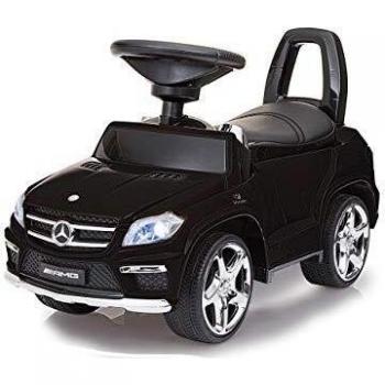 Voiture à pousser avec siège en cuir synthétique Mercedes-Benz AMG GL63