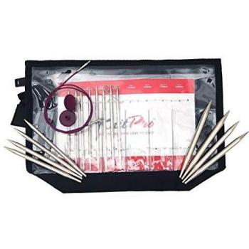 KnitPro Nova Metall Deluxe-Set auswechselbare Nadelspitzen Art. 10613