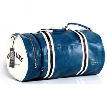 Sac de sport homme avec espace pour chaussures et sac de fitness femme en cuir imprimé