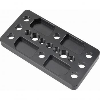 HDRIG Half Cage System: Top Cheese Handle + QR Manfrotto Plate + 15 mm Rod Support – Adjustable Height for DSLR Cameras