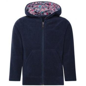 Trigema Fleecejacke mit Kapuze, Größe 140