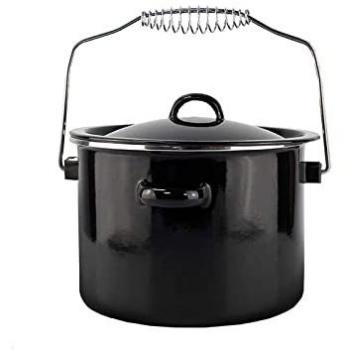 Michelino COOK‑TOPF 3,5 L – Edelstahl, Deckel inklusive, Emaillebeschichtung