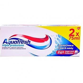 Dentifricio Aquafresh Tripla Protezione 2x75ml