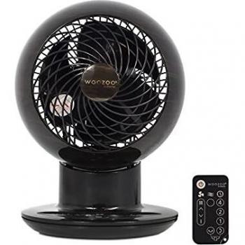 Woozoo PCF-SC15T, leiser Tischventilator, 5 Geschwindigkeiten, Fernsteuerung, oszillierend, für 30㎡