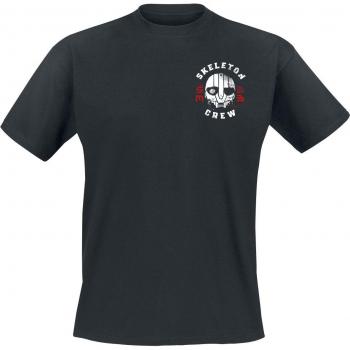T-Shirt Star Wars Skeleton Skull Uomo Nero M a XXL