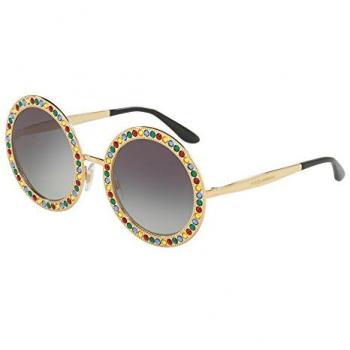 D&G 0DG2170B Women's Gold‑Grey Gradient Sunglass Set