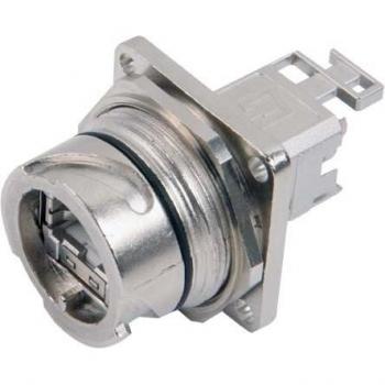 Telegärtner RJ45‑Metallflansch Set V1 – CAT6 Standard