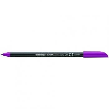 Eddings Farbmarker 1200 Rot‑Violett – 1 mm Spitze – 5er Pack