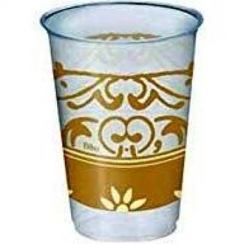 BICCHIERE PLASTICA ORO 230 CC 10 PZ