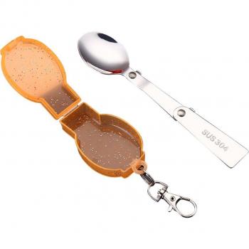 Compact Outdoor Spork with Storage Box