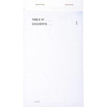 Exacompta Feuilles d’hôtel 96 × 17 cm, 50 pièces, auto‑copiées