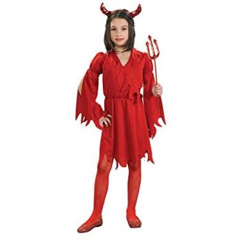 Teufelchen Outfit für Mädchen (S)