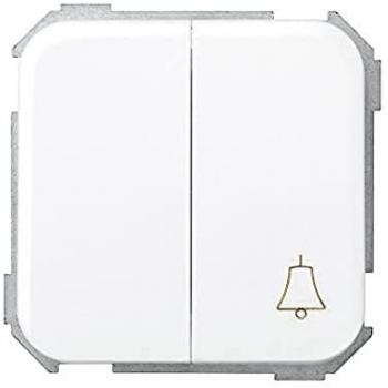 Grupo de 1 conmutador + 1 pulsador campana blanco Simon 31301-30