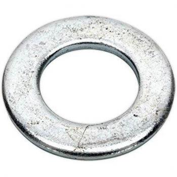 Sealey FWA2037 Flat Washer M20 x 37mm Form A Zinc DIN 125 Pack of 50