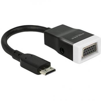 Mini HDMI C Stecker auf VGA Buchse Adapter mit Audio