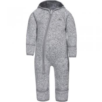 Baby-Travelling‑Fleece Anzug „Grey Marl“ – 3 bis 6 Monate