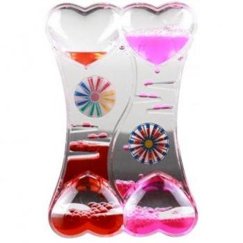 Colored Liquid Motion Hourglass
