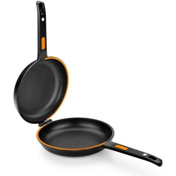 BRA Efficient Sartén Dúo 24cm Teflón Platinum Plus Antiadherente Apta Inducción