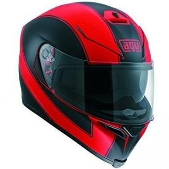 Casco de Seguridad AGV K‑5 E2205 Rojo Negro Talla 11