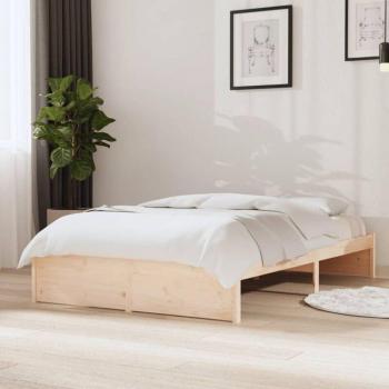 Torana: Marco de Cama Doble en Madera Natural 120x190