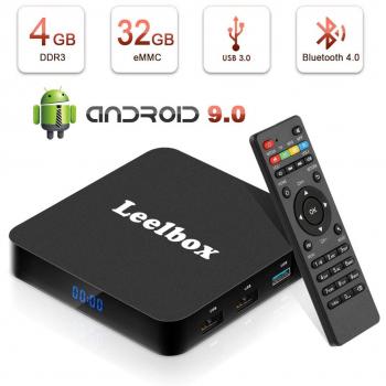 Smart TV-Settop-Box Leelbox Q4 – 4GB RAM, 32GB ROM, WLAN 2,4 GHz, Bluetooth 4.0