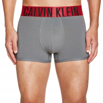 Bóxer Calvin Klein TRUNK para hombre, color gris (GREY SKY 5GS), talla L