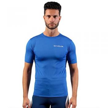 Maglia intima elastica a maniche corte Givova Corpus 2 Colore Azzurro Taglia S