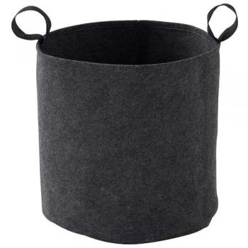 Sac de plantation en feutre 40cm gris anthracite